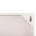 ΠΙΝΑΚΑΣ ΟΡΘΟΓΩΝΙΟΣ ΣΕΙΡΑ SANTORINI HM4535 MDF ΥΠΟΛΕΥΚΟ ΧΡΩΜΑ-ΔΙΑΚΟΣΜΗΣΗ ΜΠΕΖ 48x4,5(πάχος)x60Υεκ.