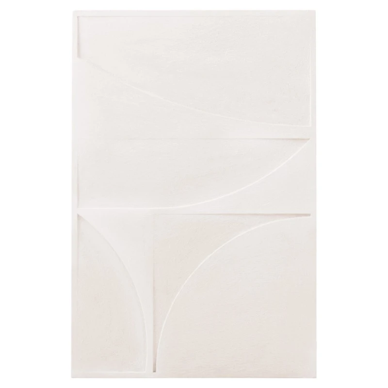 ΠΙΝΑΚΑΣ ΣΕΙΡΑ SANTORINI HM4505 MDF ΣΕ ΥΠΟΛΕΥΚΟ ΧΡΩΜΑ 80x4(πάχος)x120Υεκ.