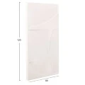 ΠΙΝΑΚΑΣ ΣΕΙΡΑ SANTORINI HM4506 MDF ΣΕ ΥΠΟΛΕΥΚΟ ΧΡΩΜΑ 80x4(πάχος)x120Υεκ.