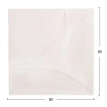 ΠΙΝΑΚΑΣ ΤΕΤΡΑΓΩΝΟΣ ΣΕΙΡΑ SANTORINI HM4507 MDF ΣΕ ΥΠΟΛΕΥΚΟ ΧΡΩΜΑ 80x4(πάχος)x80Υεκ.