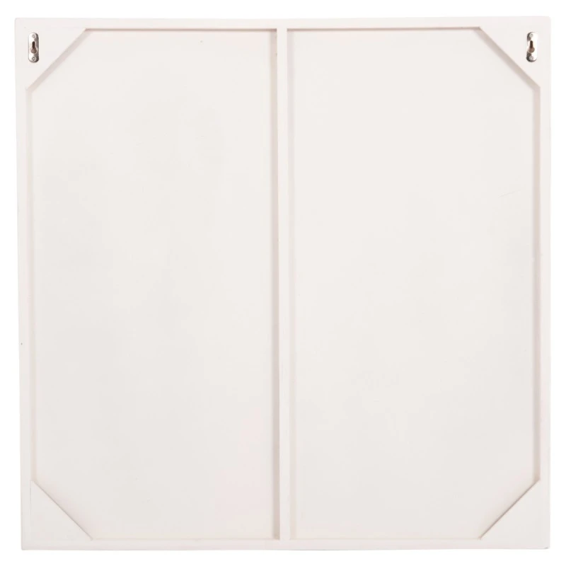 ΠΙΝΑΚΑΣ ΤΕΤΡΑΓΩΝΟΣ ΣΕΙΡΑ SANTORINI HM4507 MDF ΣΕ ΥΠΟΛΕΥΚΟ ΧΡΩΜΑ 80x4(πάχος)x80Υεκ.