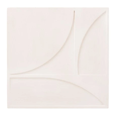 ΠΙΝΑΚΑΣ ΤΕΤΡΑΓΩΝΟΣ ΣΕΙΡΑ SANTORINI HM4508 MDF ΣΕ ΥΠΟΛΕΥΚΟ ΧΡΩΜΑ 80x4(πάχος)x80Υεκ.