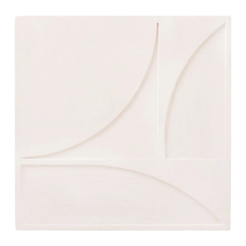 ΠΙΝΑΚΑΣ ΤΕΤΡΑΓΩΝΟΣ ΣΕΙΡΑ SANTORINI HM4508 MDF ΣΕ ΥΠΟΛΕΥΚΟ ΧΡΩΜΑ 80x4(πάχος)x80Υεκ.