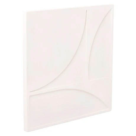 ΠΙΝΑΚΑΣ ΤΕΤΡΑΓΩΝΟΣ ΣΕΙΡΑ SANTORINI HM4508 MDF ΣΕ ΥΠΟΛΕΥΚΟ ΧΡΩΜΑ 80x4(πάχος)x80Υεκ.