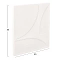 ΠΙΝΑΚΑΣ ΤΕΤΡΑΓΩΝΟΣ ΣΕΙΡΑ SANTORINI HM4508 MDF ΣΕ ΥΠΟΛΕΥΚΟ ΧΡΩΜΑ 80x4(πάχος)x80Υεκ.