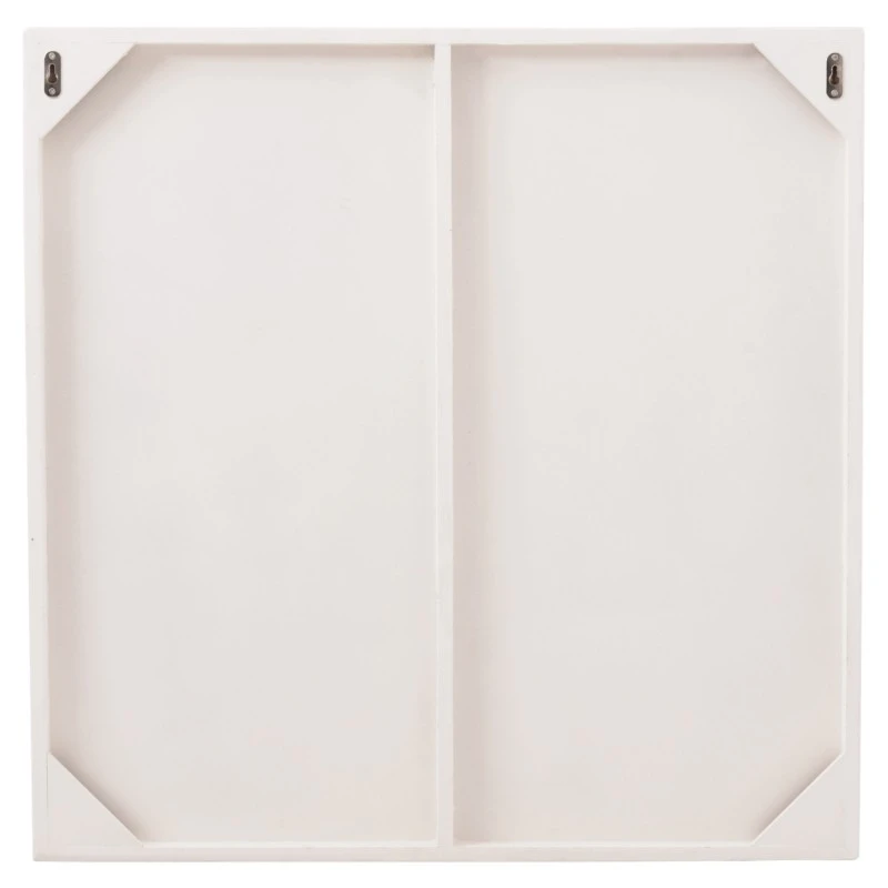 ΠΙΝΑΚΑΣ ΤΕΤΡΑΓΩΝΟΣ ΣΕΙΡΑ SANTORINI HM4508 MDF ΣΕ ΥΠΟΛΕΥΚΟ ΧΡΩΜΑ 80x4(πάχος)x80Υεκ.