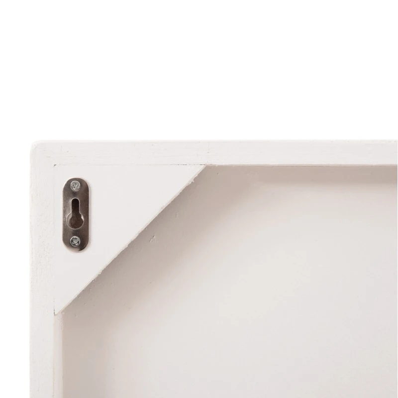 ΠΙΝΑΚΑΣ ΤΕΤΡΑΓΩΝΟΣ ΣΕΙΡΑ SANTORINI HM4508 MDF ΣΕ ΥΠΟΛΕΥΚΟ ΧΡΩΜΑ 80x4(πάχος)x80Υεκ.