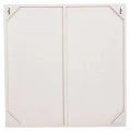 ΠΙΝΑΚΑΣ ΤΕΤΡΑΓΩΝΟΣ ΣΕΙΡΑ SANTORINI HM4517 MDF ΣΕ ΥΠΟΛΕΥΚΟ ΧΡΩΜΑ 80x4,5(πάχος)x80Υεκ.