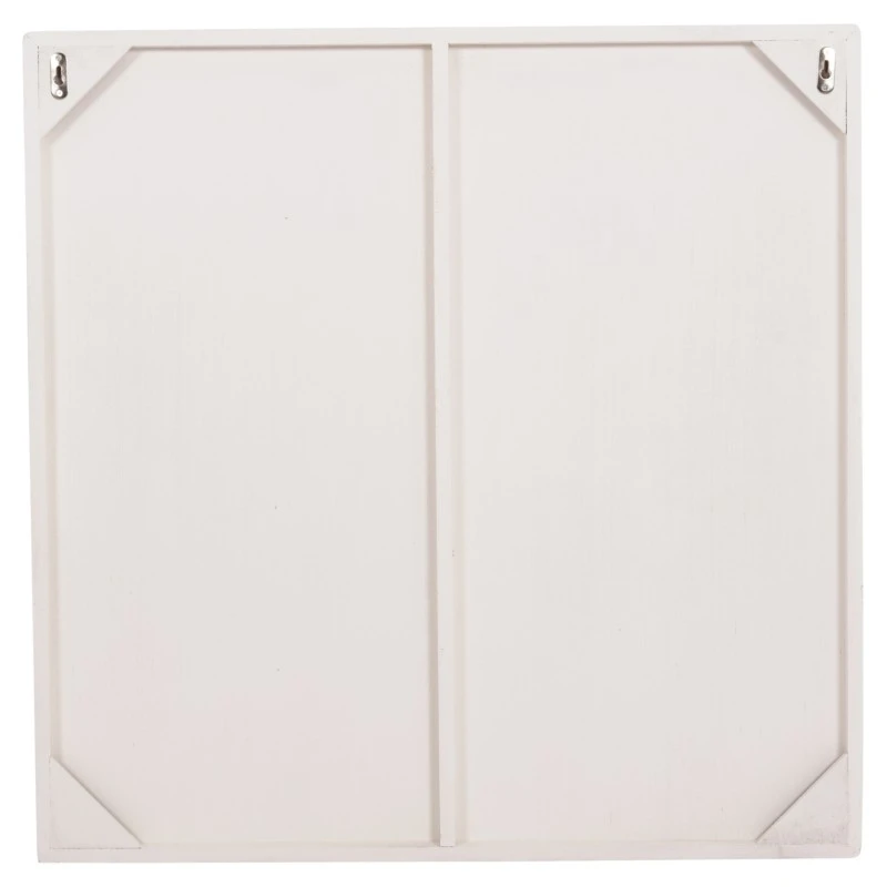ΠΙΝΑΚΑΣ ΤΕΤΡΑΓΩΝΟΣ ΣΕΙΡΑ SANTORINI HM4517 MDF ΣΕ ΥΠΟΛΕΥΚΟ ΧΡΩΜΑ 80x4,5(πάχος)x80Υεκ.
