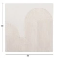 ΠΙΝΑΚΑΣ ΤΕΤΡΑΓΩΝΟΣ ΣΕΙΡΑ SANTORINI HM4517 MDF ΣΕ ΥΠΟΛΕΥΚΟ ΧΡΩΜΑ 80x4,5(πάχος)x80Υεκ.