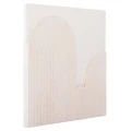 ΠΙΝΑΚΑΣ ΤΕΤΡΑΓΩΝΟΣ ΣΕΙΡΑ SANTORINI HM4517 MDF ΣΕ ΥΠΟΛΕΥΚΟ ΧΡΩΜΑ 80x4,5(πάχος)x80Υεκ.