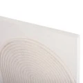 ΠΙΝΑΚΑΣ ΤΕΤΡΑΓΩΝΟΣ ΣΕΙΡΑ SANTORINI HM4517 MDF ΣΕ ΥΠΟΛΕΥΚΟ ΧΡΩΜΑ 80x4,5(πάχος)x80Υεκ.