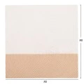 ΠΙΝΑΚΑΣ ΤΕΤΡΑΓΩΝΟΣ ΣΕΙΡΑ SANTORINI HM4519 MDF ΣΕ ΥΠΟΛΕΥΚΟ-ΚΑΦΕ ΧΡΩΜΑ 80x4(πάχος)x80Υεκ.