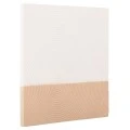 ΠΙΝΑΚΑΣ ΤΕΤΡΑΓΩΝΟΣ ΣΕΙΡΑ SANTORINI HM4519 MDF ΣΕ ΥΠΟΛΕΥΚΟ-ΚΑΦΕ ΧΡΩΜΑ 80x4(πάχος)x80Υεκ.