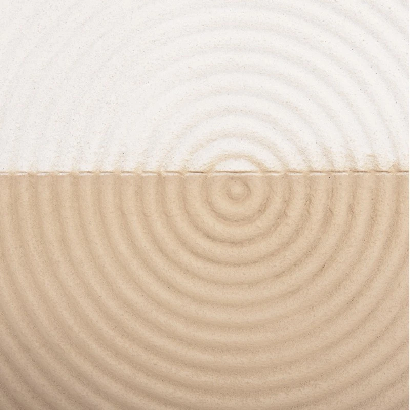 ΠΙΝΑΚΑΣ ΤΕΤΡΑΓΩΝΟΣ ΣΕΙΡΑ SANTORINI HM4519 MDF ΣΕ ΥΠΟΛΕΥΚΟ-ΚΑΦΕ ΧΡΩΜΑ 80x4(πάχος)x80Υεκ.