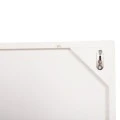 ΠΙΝΑΚΑΣ ΤΕΤΡΑΓΩΝΟΣ ΣΕΙΡΑ SANTORINI HM4519 MDF ΣΕ ΥΠΟΛΕΥΚΟ-ΚΑΦΕ ΧΡΩΜΑ 80x4(πάχος)x80Υεκ.