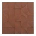 ΠΙΝΑΚΑΣ ΤΕΤΡΑΓΩΝΟΣ ΣΕΙΡΑ SANTORINI HM4524 MDF ΣΕ ΚΑΦΕ ΧΡΩΜΑ 80x5(πάχος)x80Υεκ.