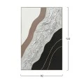 ΠΙΝΑΚΑΣ ΤΟΙΧΟΥ ABSTRACT HM4553.02 ΜΕ ΚΟΡΝΙΖΑ ΜΠΕΖ-ΚΑΜΒΑΣ-ΧΕΙΡΟΠΟΙΗΤΟΣ 82x4.5x122Υεκ