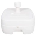 ΠΛΑΣΤΙΚΗ ΒΑΣΗ ΟΜΠΡΕΛΑΣ ΜΕ ΡΟΔΑ SOLBAS HM6113.01 ΛΕΥΚΗ- ΚΟΝΤΑΡΙ 33/50mm 46,5x23,5Υ