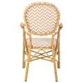 ΠΟΛΥΘΡΟΝΑ ΑΛΟΥΜΙΝΙΟΥ BAMBOO LOOK ΦΥΣΙΚΟ - ΛΕΥΚΟ HM5928.03 55x58x95 εκ.