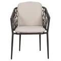 ΠΟΛΥΘΡΟΝΑ ΑΛΟΥΜΙΝΙΟΥ BOLLY HM6080 ΚΑΦΕ-ΣΥΝΘ.RATTAN ΚΑΦΕ-ΜΠΕΖ ΜΑΞΙΛΑΡΙΑ 58,5x67x86Υεκ