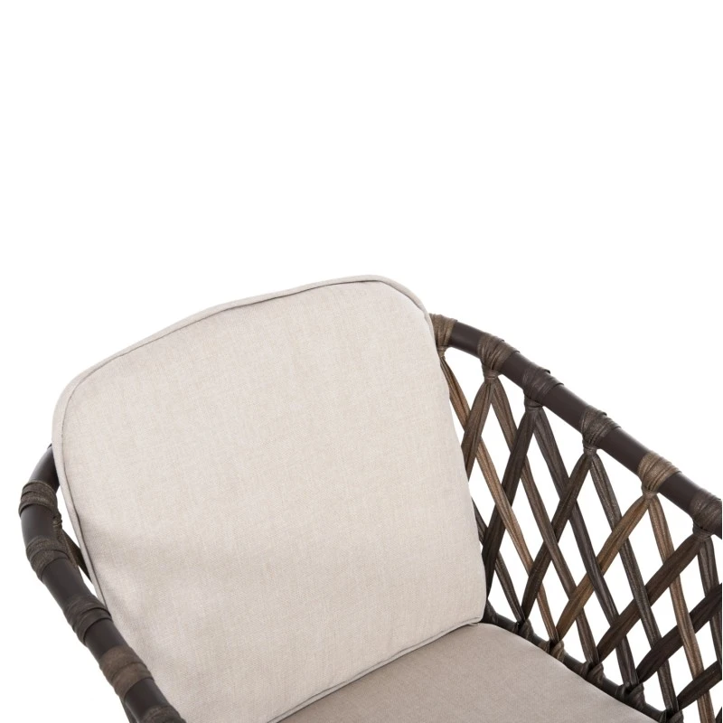 ΠΟΛΥΘΡΟΝΑ ΑΛΟΥΜΙΝΙΟΥ BOLLY HM6080 ΚΑΦΕ-ΣΥΝΘ.RATTAN ΚΑΦΕ-ΜΠΕΖ ΜΑΞΙΛΑΡΙΑ 58,5x67x86Υεκ