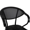 ΠΟΛΥΘΡΟΝΑ ΑΛΟΥΜΙΝΙΟΥ CLAY BAMBOO LOOK ΜΑΥΡΗ ΜΕ TEXTLINE HM5025.02 59x60x82 cm