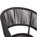ΠΟΛΥΘΡΟΝΑ ΑΛΟΥΜΙΝΙΟΥ EULO HM5783.21 ΓΚΡΙ-TWISTED RATTAN ΓΚΡΙ 57x63x77Υεκ.