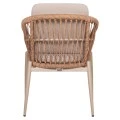 ΠΟΛΥΘΡΟΝΑ ΑΛΟΥΜΙΝΙΟΥ GALDIN HM6272.03 ΚΑΠΟΥΤΣΙΝΟ-P.E.RATTAN-ΜΠΕΖ ΥΦΑΣΜΑ 65x60x76Υεκ