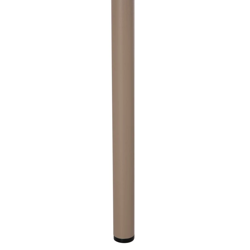 ΠΟΛΥΘΡΟΝΑ ΑΛΟΥΜΙΝΙΟΥ LUCCI HM6266.02 MOKA ΣΚΕΛΕΤΟΣ-P.E.RATTAN ΦΥΣΙΚΟ 58x56x79Υεκ