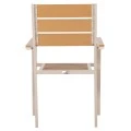 ΠΟΛΥΘΡΟΝΑ ΑΛΟΥΜΙΝΙΟΥ SAGA HM5981.04 ΣΑΜΠΑΝΙ-POLYWOOD ΣΕ ΦΥΣΙΚΟ 55x55x86Υεκ.
