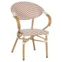 ΠΟΛΥΘΡΟΝΑ BAMBOO LOOK HM5861.03 ΚΑΦΕ-ΛΕΥΚΟ 58.5x58x82Υεκ.