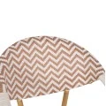 ΠΟΛΥΘΡΟΝΑ BAMBOO LOOK HM5861.03 ΚΑΦΕ-ΛΕΥΚΟ 56,5x56,5x82 εκ.