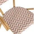 ΠΟΛΥΘΡΟΝΑ BAMBOO LOOK HM5861.03 ΚΑΦΕ-ΛΕΥΚΟ 56,5x56,5x82 εκ.