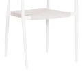 ΠΟΛΥΘΡΟΝΑ BERG HM6284.01 ΑΛΟΥΜΙΝΙΟ & TEXTILENE ΛΕΥΚΟ--P.E.TWISTED RATTAN 55x56x79Υεκ