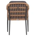 ΠΟΛΥΘΡΟΝΑ BOXER HM6556.01 ΑΛΟΥΜΙΝΙΟ & OLEFIN ΓΚΡΙ-TWIST WICKER 58x60x80Yεκ