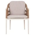 ΠΟΛΥΘΡΟΝΑ BOXER HM6556.02 ΑΛΟΥΜΙΝΙΟ & OLEFIN ΜΠΕΖ-TWIST WICKER 58x60x80Yεκ