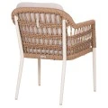 ΠΟΛΥΘΡΟΝΑ BOXER HM6556.02 ΑΛΟΥΜΙΝΙΟ & OLEFIN ΜΠΕΖ-TWIST WICKER 58x60x80Yεκ