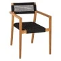 ΠΟΛΥΘΡΟΝΑ CHARLOTTE HM9637.02 ΞΥΛΟ TEAK & ΜΑΥΡΟ ΣΧΟΙΝΙ--B'ΔΙΑΛΟΓΗΣ 59x54x83Y