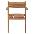 ΠΟΛΥΘΡΟΝΑ ERIETTA ΞΥΛΟ TEAK ΣΤΟΙΒΑΖΟΜΕΝΗ HM9534 ΣΕ ΦΥΣΙΚΟ ΧΡΩΜΑ 60x54x87Y εκ.