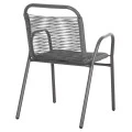 ΠΟΛΥΘΡΟΝΑ ΕΞ.ΧΩΡΟΥ AVRIL HM5968.01 ΜΕΤΑΛΛΟ ΚΑΙ ΣΥΝΘ.RATTAN ΣΕ ΓΚΡΙ 54,5x56x78Υεκ.