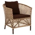 ΠΟΛΥΘΡΟΝΑ ΕΞΩΤ.ΧΩΡΟΥ HM6111 SILMAR-RATTAN ΚΑΦΕ ΚΑΙ ΦΥΣΙΚΟ-ΜΑΞΙΛΑΡΙΑ ΚΑΦΕ 82x76x85Υεκ