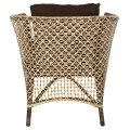 ΠΟΛΥΘΡΟΝΑ ΕΞΩΤ.ΧΩΡΟΥ HM6111 SILMAR-RATTAN ΚΑΦΕ ΚΑΙ ΦΥΣΙΚΟ-ΜΑΞΙΛΑΡΙΑ ΚΑΦΕ 82x76x85Υεκ