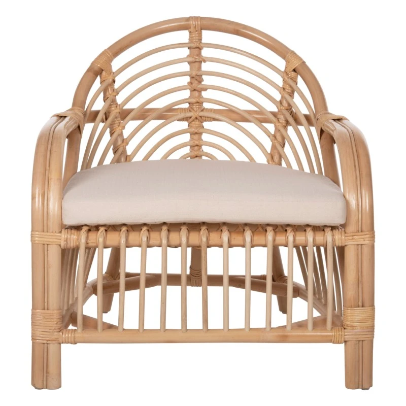 ΠΟΛΥΘΡΟΝΑ FEMUR HM9837 RATTAN ΣΕ ΦΥΣΙΚΟ- ΛΕΥΚΟ ΜΑΞΙΛΑΡΙ 72x66x75Υεκ.