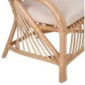 ΠΟΛΥΘΡΟΝΑ FEMUR HM9837 RATTAN ΣΕ ΦΥΣΙΚΟ- ΛΕΥΚΟ ΜΑΞΙΛΑΡΙ 72x66x75Υεκ.