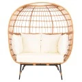 ΠΟΛΥΘΡΟΝΑ ΦΩΛΙΑ MIAMI 2 ΑΤΟΜΩΝ ΤΥΠΟΥ RATTAN HM5870.11 132.5x90x154Υεκ