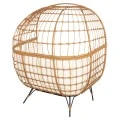 ΠΟΛΥΘΡΟΝΑ ΦΩΛΙΑ MIAMI 2 ΑΤΟΜΩΝ ΤΥΠΟΥ RATTAN HM5870.11 132.5x90x154Υεκ