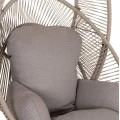 ΠΟΛΥΘΡΟΝΑ-ΦΩΛΙΑ RULER HM6506.02 ΜΟΚΑ ΜΕΤΑΛΛΟ-P.E.RATTAN--ΓΚΡΙ ΜΑΞΙΛΑΡΙΑ 90x85x154Υεκ