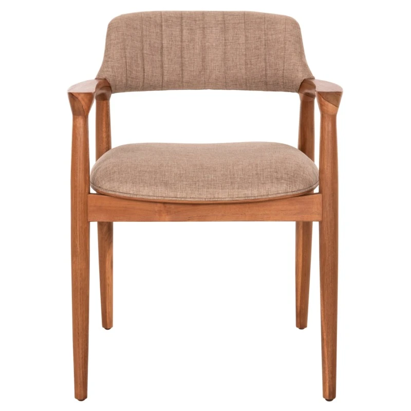 ΠΟΛΥΘΡΟΝΑ JAMES HM18259 TEAK WOOD ΜΕ ΣΑΜΠΑΝΙ ΥΦΑΣΜΑ 57x52x76Υεκ.