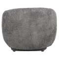 ΠΟΛΥΘΡΟΝΑ KARPEN HM9600.01 ΓΚΡΙ ΜΠΟΥΚΛΕ ΥΦΑΣΜΑ  93x87x78Υ εκ.
